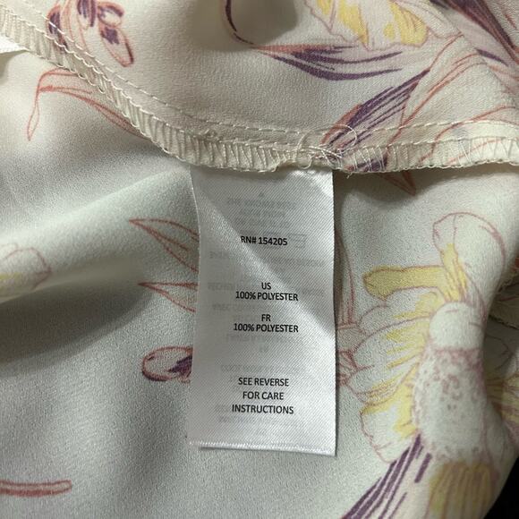 Cooper & Ella beautiful one shoulder floral blouse Size 2x - Picture 9 of 10